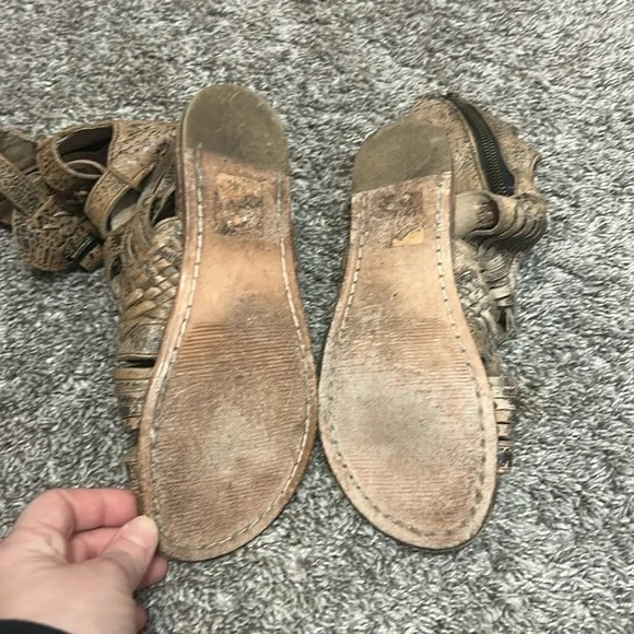 Bed Stu Aurelia Leather Tall Huarache Sandal Size 7 - Picture 6 of 15